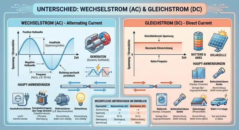 Gleichstrom Wechselstrom