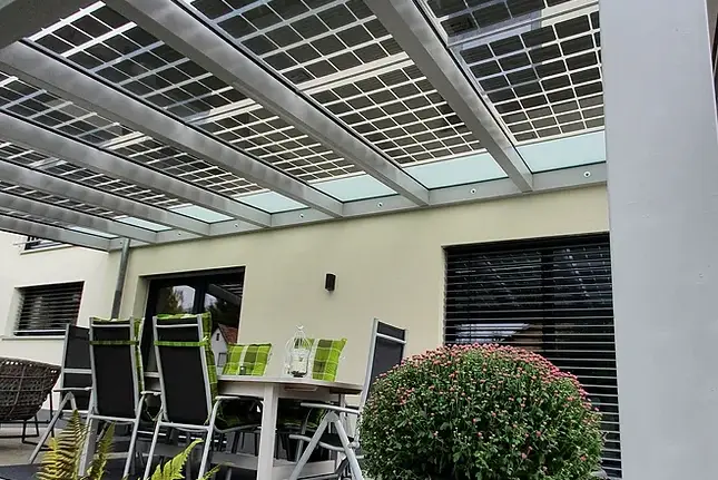 solarmodule terrassendach